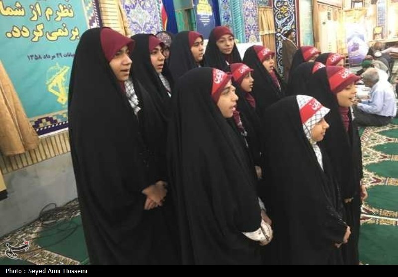 برگزاری مراسم بزرگداشت شهدای مقاومت در مصلای بوشهر+تصویر