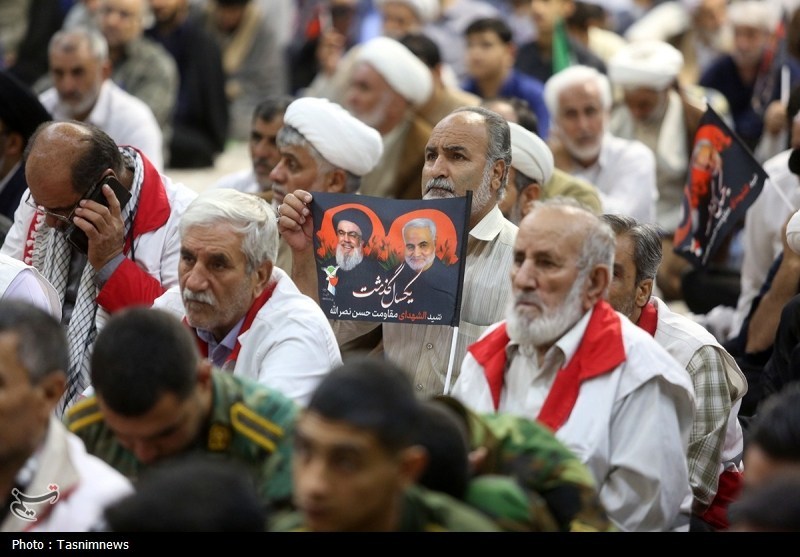 بزرگداشت سالگرد شهادت سیدحسن نصرالله در قم برگزار شد+ تصویر