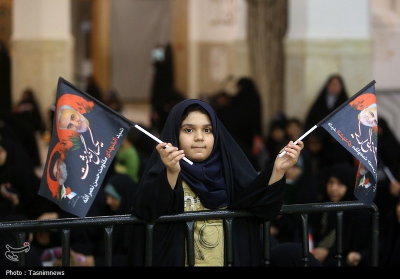 بزرگداشت سالگرد شهادت سیدحسن نصرالله در قم برگزار شد+ تصویر