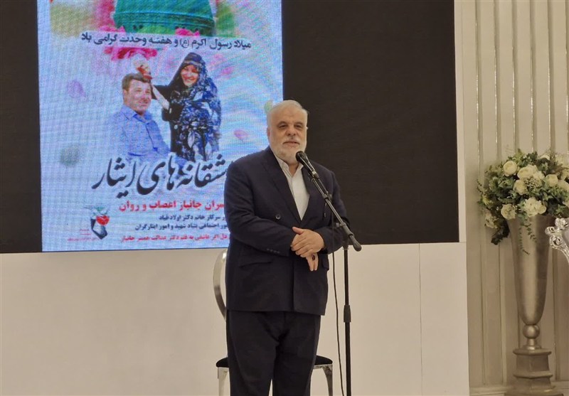تقدیر از همسران جانبازان اعصاب و روان در چهاردانگه با عنوان عاشقانه‌های ایثار +تصویر