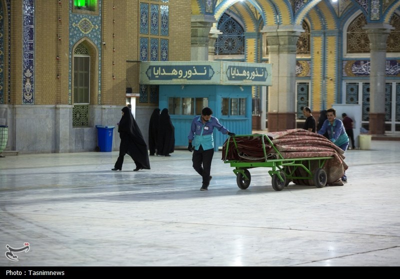 حال و هوای مسجد جمکران در سالروز شهادت پدر امام زمان(عج)+ تصویر