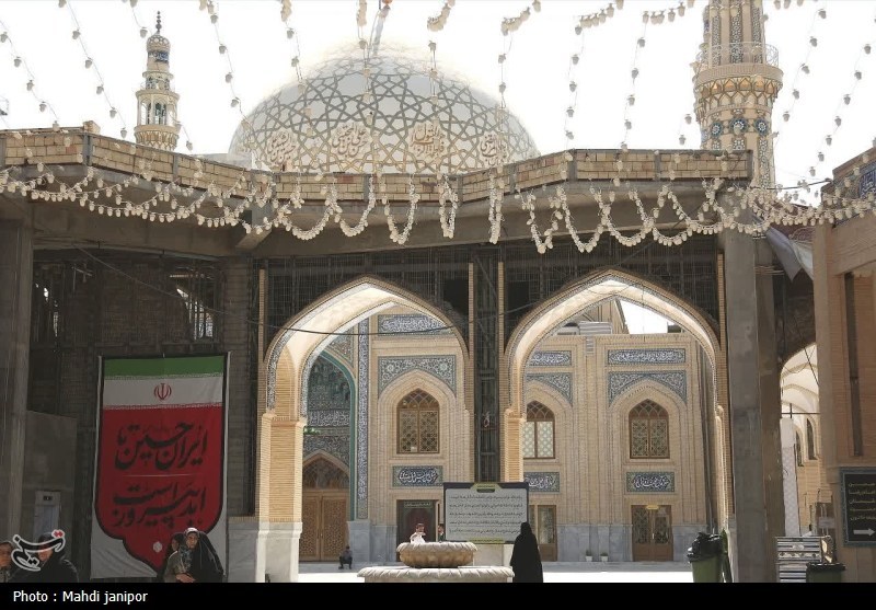حضور فرماندهان و خلبانان هوانیروز اصفهان در حرم حضرت زینب(س)