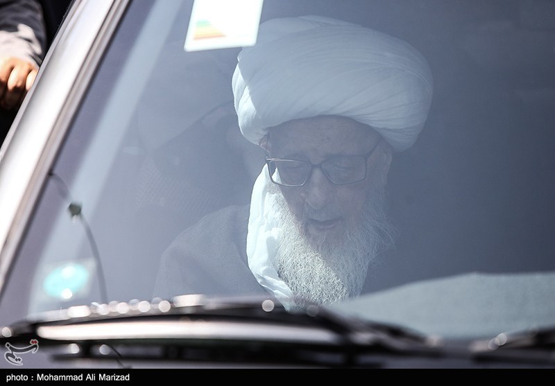 دسته عزاداری شهادت امام حسن عسکری(ع) با حضور آیت‌الله وحیدخراسانی+ تصویر