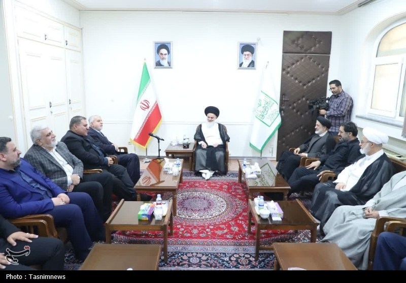 دیدار وزیر میراث فرهنگی با آیت‌الله حسینی بوشهری+ تصاویر
