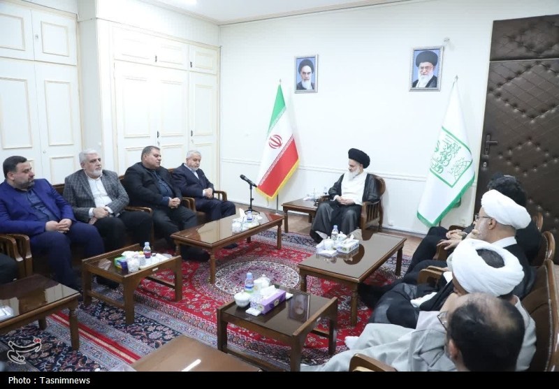 دیدار وزیر میراث فرهنگی با آیت‌الله حسینی بوشهری+ تصاویر