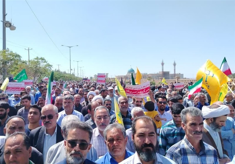 راهپیمایی جمعه‌های خشم و نصر در خراسان جنوبی برگزار شد