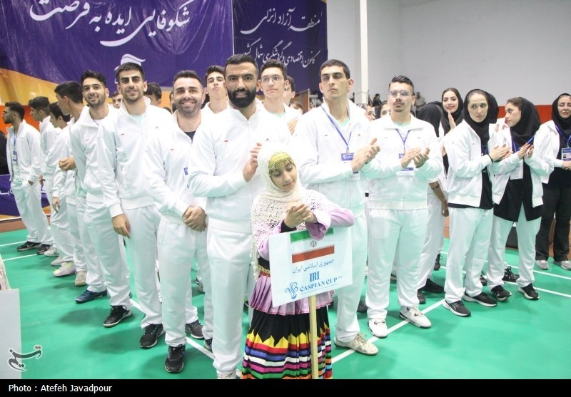 مسابقات بین‌المللی بدمینتون جام کاسپین آغاز شد + تصاویر