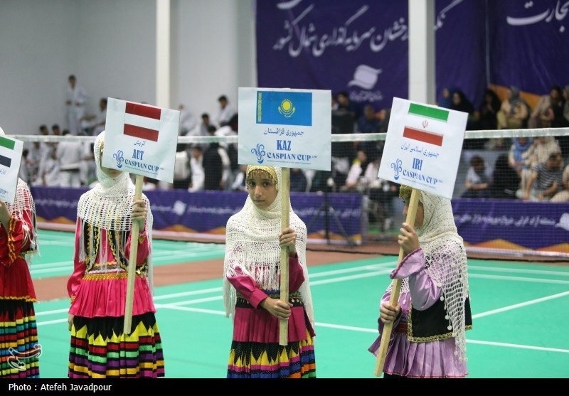 مسابقات بین‌المللی بدمینتون جام کاسپین آغاز شد + تصاویر