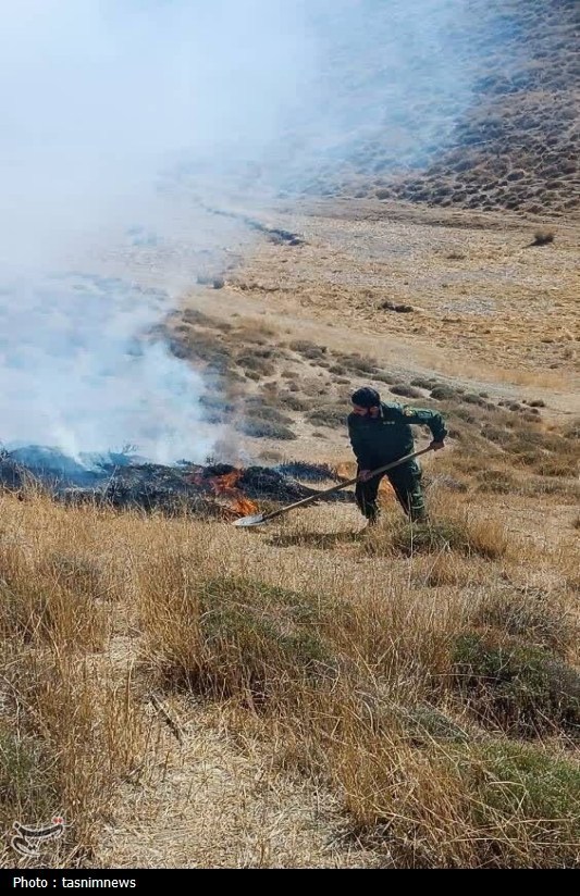 مهار آتش‌سوزی 20 هکتاری در پارک ملی لار با تلاش محیط‌بانان
