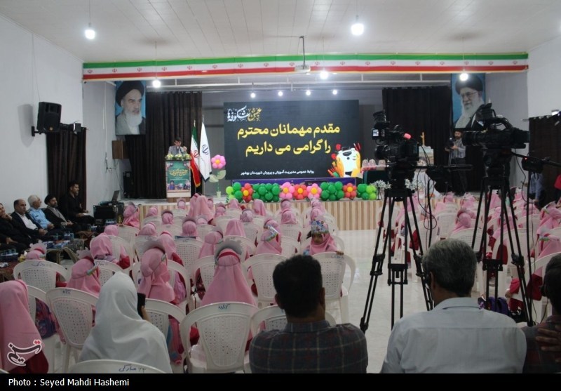 نواخته شدن زنگ شکوفه‌ها در مدارس ابتدایی استان بوشهر+تصویر