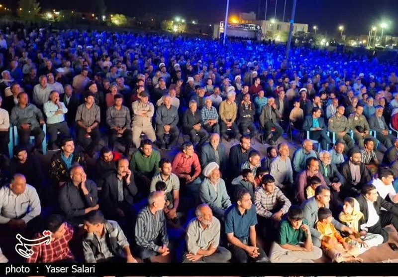 نوای حاج صادق آهنگران و روایت ناگفته شهدا/ شب‌های نورانی گناباد+تصاویر
