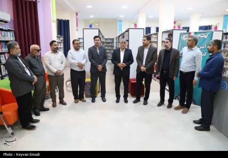 نوسازی و راه‌اندازی کتابخانه ولایت گناوه با اعتبار 3 میلیارد تومانی+تصویر