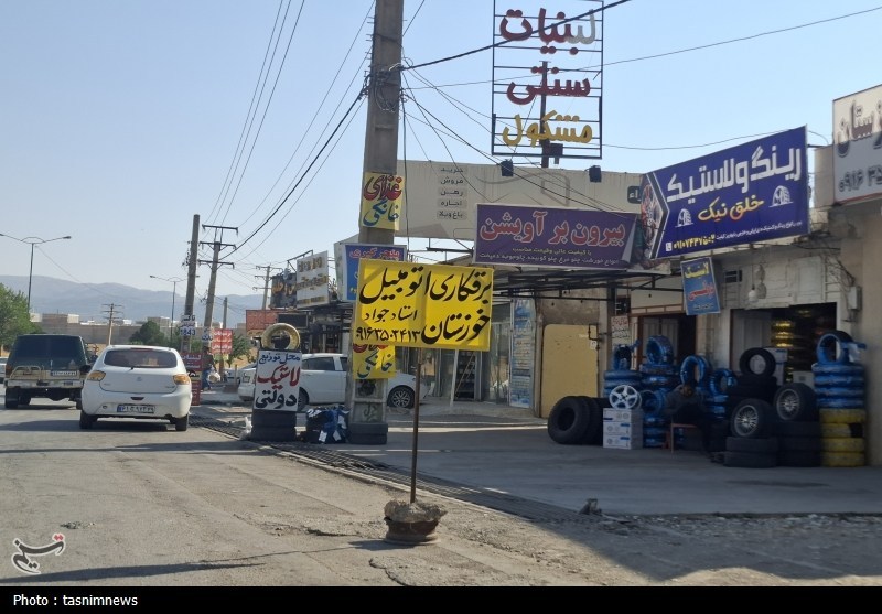 پیاده‌روهای یاسوج در اشغال اصناف؛ قانون کجا اجرا می‌شود+تصویر