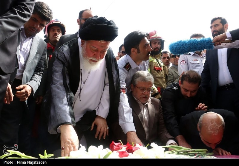 پیکر آتش‌نشان فداکار مشهدی تشییع شد