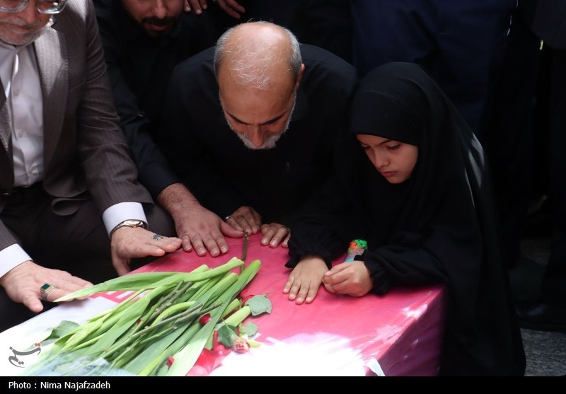 پیکر آتش‌نشان فداکار مشهدی تشییع شد