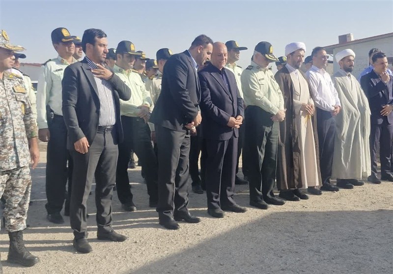 کلنگ‌زنی کلانتری11 مرکزی در اسلامشهر با حضور فرمانده انتظامی غرب استان تهران
