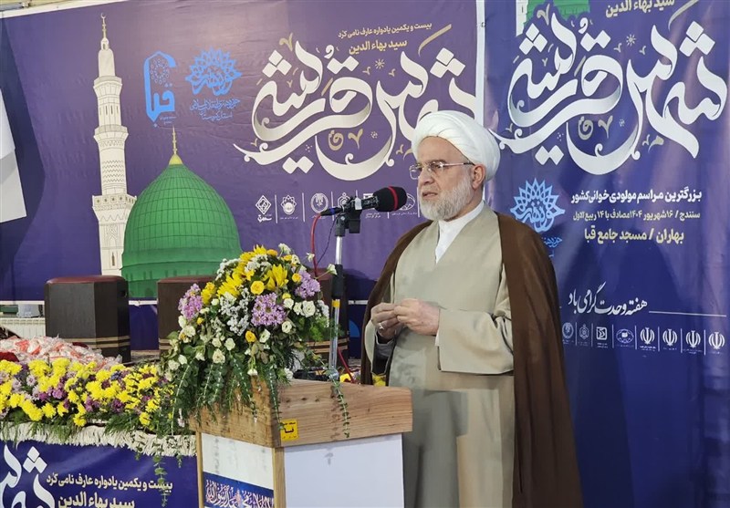 یادواره شمس قریشی در سنندج/طنین نوای یا رسول الله (ص) از دیار وحدت+تصویر