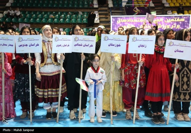 افتتاحیه هفتمین دوره المپیاد استعداد‌های برتر ورزش دختران کشور در اصفهان+تصاویر