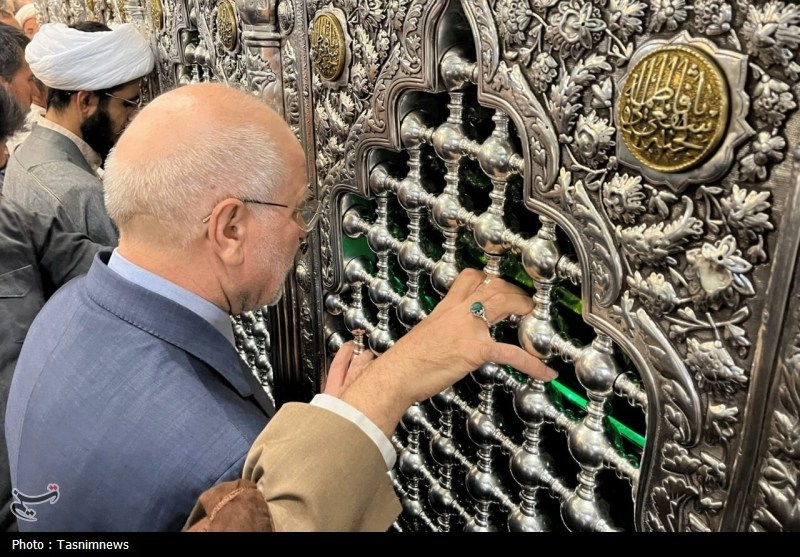 حضور قالیباف بر مزار شهید حاج رمضان+ تصویر