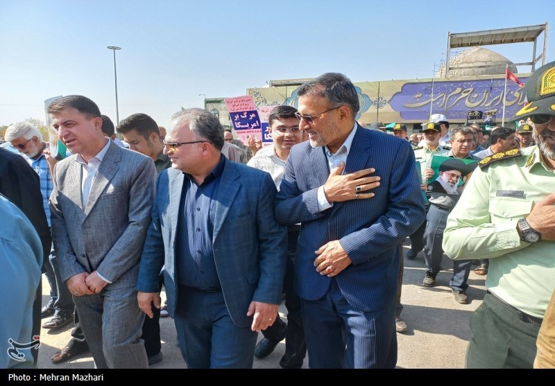 راهپیمایی , تسنیم , اخبار سمنان , 