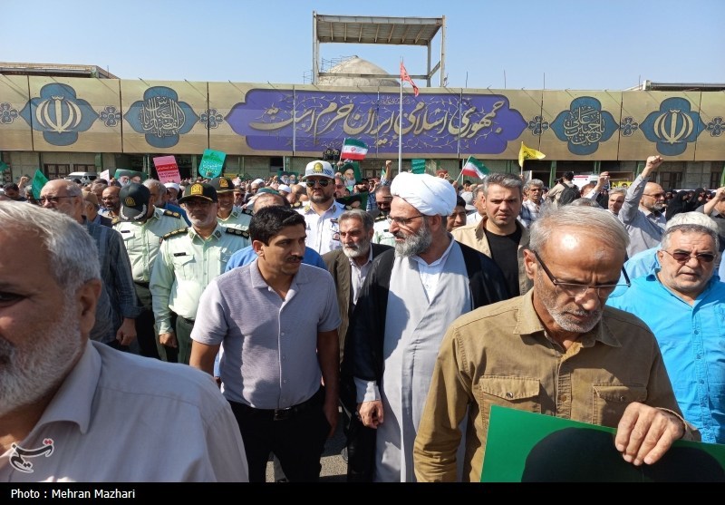 راهپیمایی , تسنیم , اخبار سمنان , 