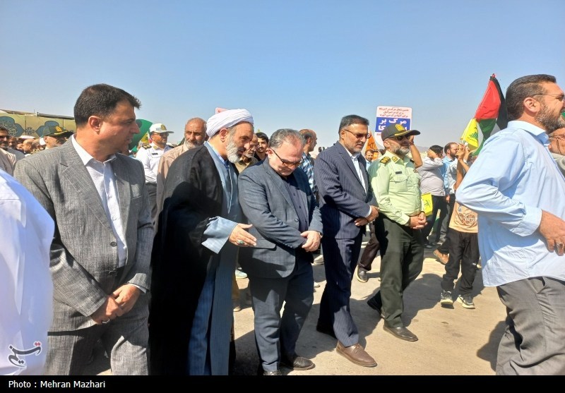 راهپیمایی , تسنیم , اخبار سمنان , 