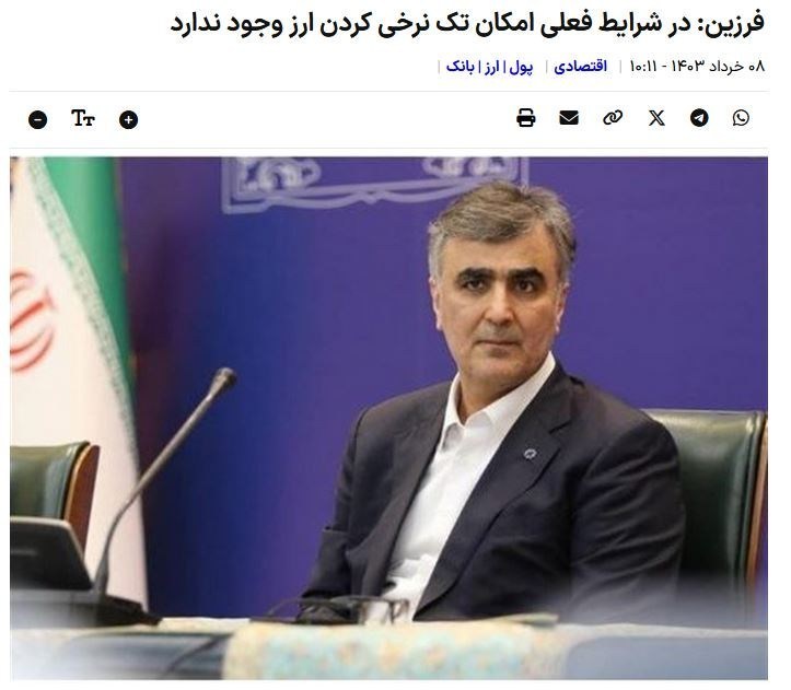 بانک مرکزی جمهوری اسلامی ایران , 