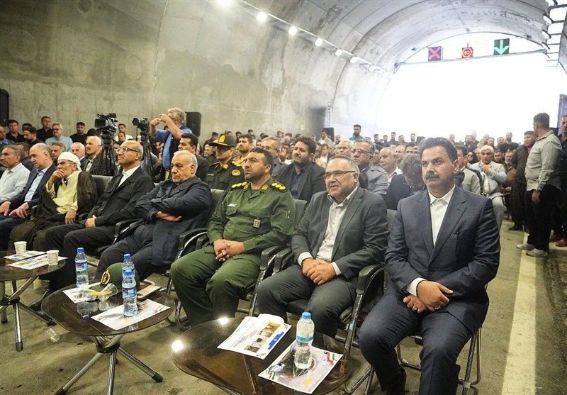 طولانی‌ترین تونل جاده‌ای کرمانشاه افتتاح شد+ تصویر