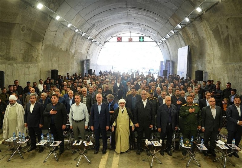 طولانی‌ترین تونل جاده‌ای کرمانشاه افتتاح شد+ تصویر