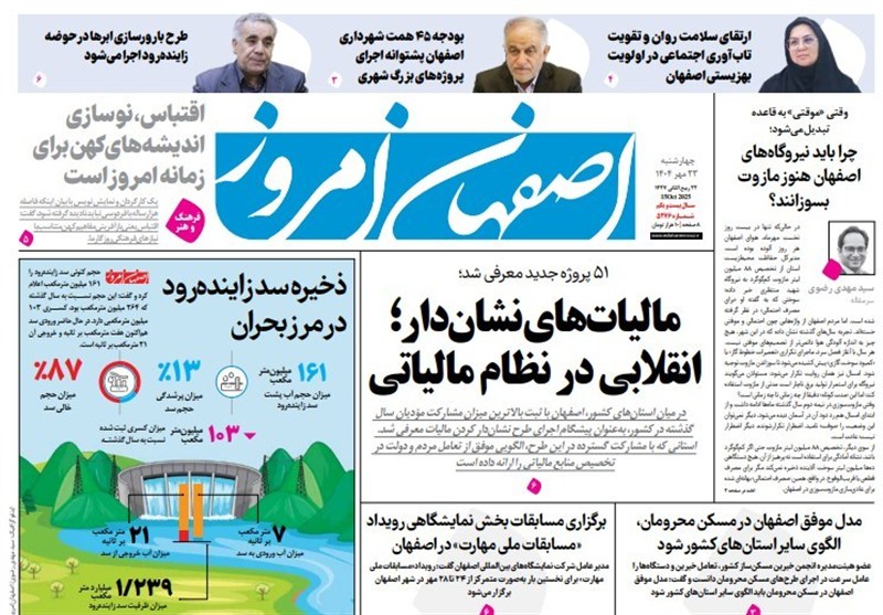 مطبوعات 23 مهر در استان اصفهان/قطار اصفهان-تهران انتظار تصمیمی مهم