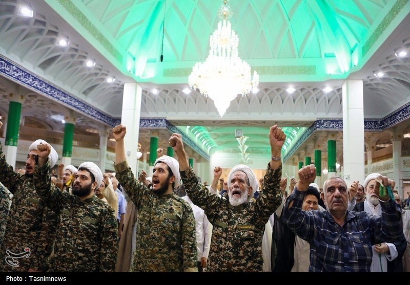 نخستین سالگرد شهادت طلایه‌داران محور مقاومت در قم برگزار شد+ تصویر