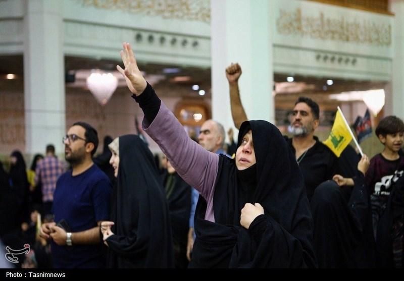 نخستین سالگرد شهادت طلایه‌داران محور مقاومت در قم برگزار شد+ تصویر