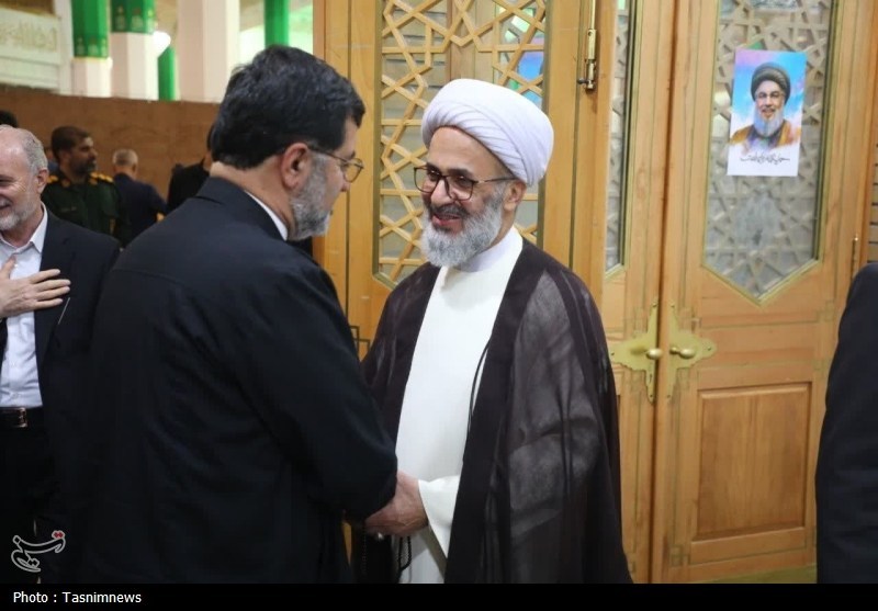 نخستین سالگرد شهادت طلایه‌داران محور مقاومت در قم برگزار شد+ تصویر