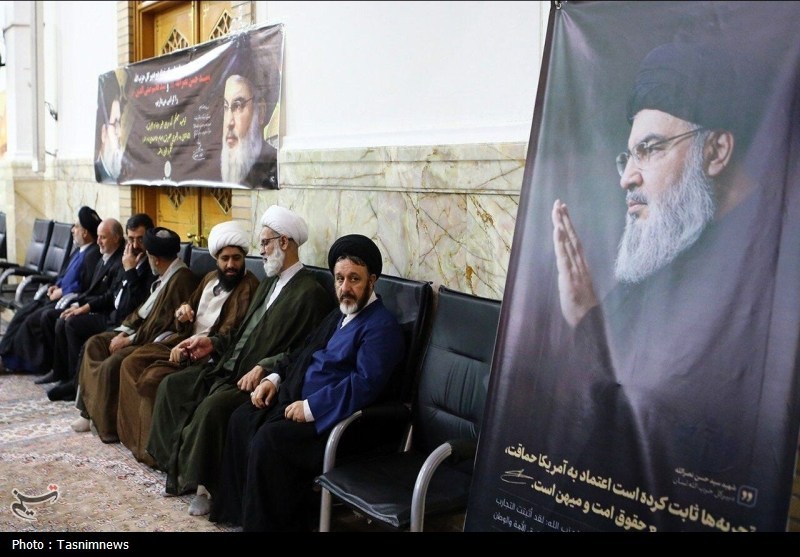 نخستین سالگرد شهادت طلایه‌داران محور مقاومت در قم برگزار شد+ تصویر