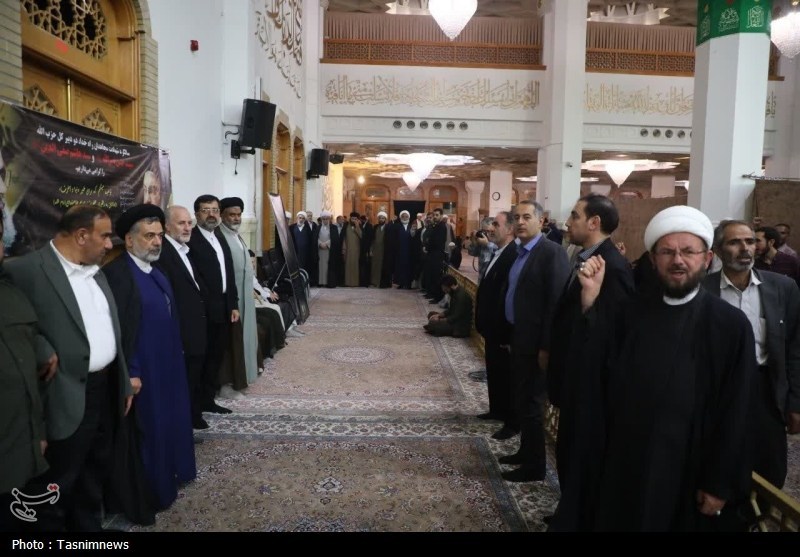 نخستین سالگرد شهادت طلایه‌داران محور مقاومت در قم برگزار شد+ تصویر