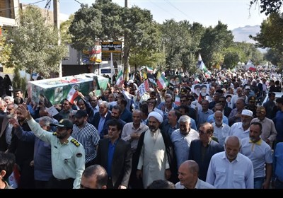 استان لرستان , تشییع شهدا , 