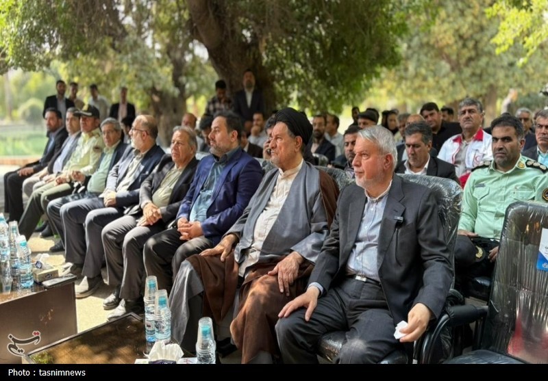 وزیر میراث فرهنگی از چشمه بلقیس چرام بازدید کرد+تصاویر