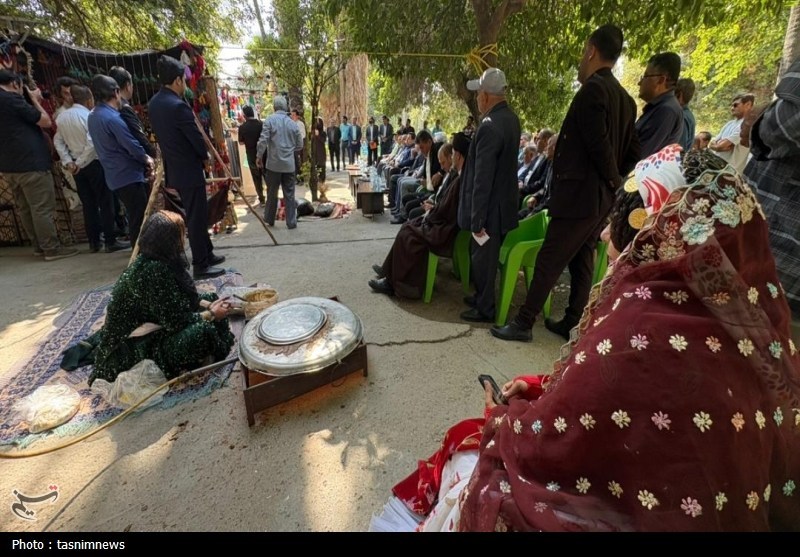 وزیر میراث فرهنگی از چشمه بلقیس چرام بازدید کرد+تصاویر