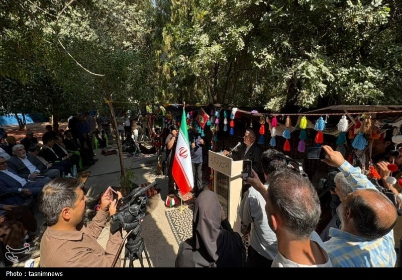 وزیر میراث فرهنگی از چشمه بلقیس چرام بازدید کرد+تصاویر