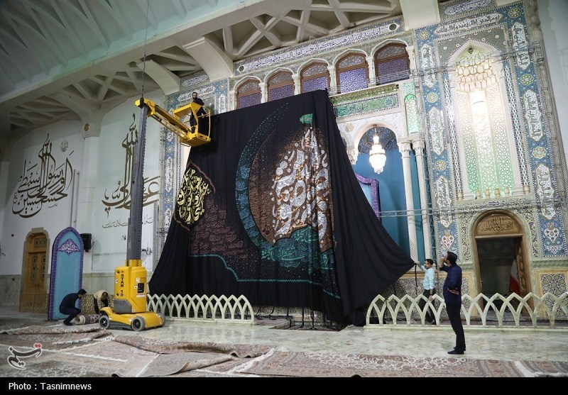 قم , اخبار استان قم , اخبار قم , حضرت معصومه (س) , هنرمندان , عکس , خوشنویسی , 