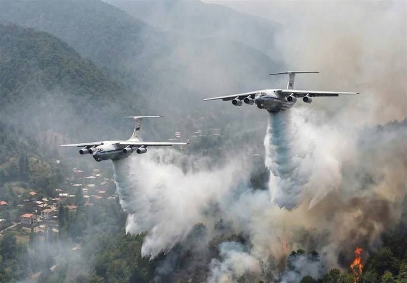 آتش سوزی جنگل ها و مراتع , اخبار چالوس , جنگل های هیرکانی , 